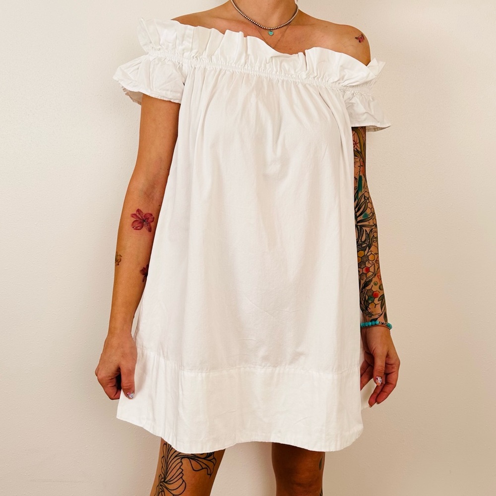 Free people off shoulder mini dress - Picture 4 of 11